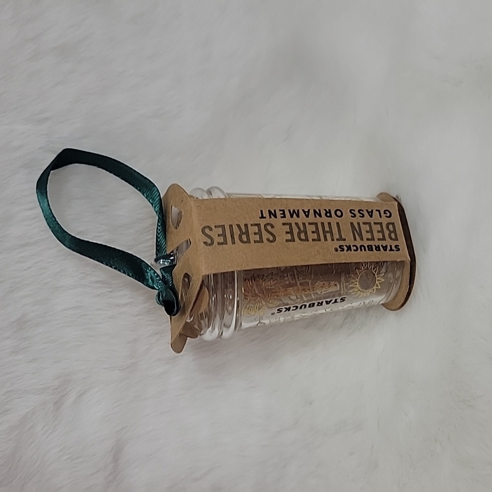 Starbucks Florida BEEN THERE SERIES Glass Holiday Ornament Florida